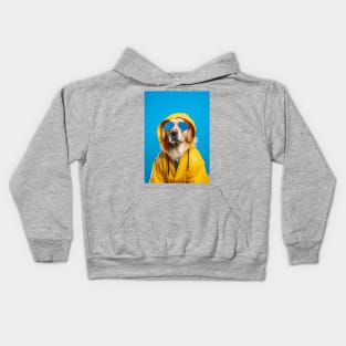 Golden Retriever Yellow Hoodie Kids Hoodie